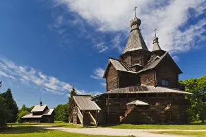 Russia, Novgorod Oblast, Veliky Novgorod, Vitoslavitsky Museum of Wooden Architecture