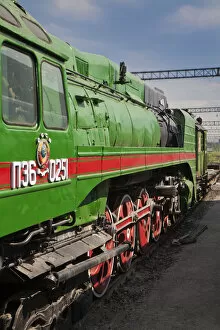 Images Dated 24th May 2011: Russia, St Petersburg, Locomotives at the Railway museum