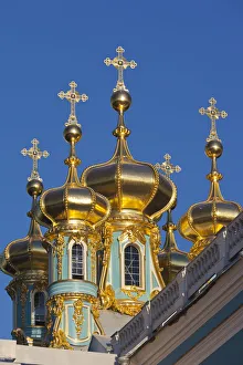 Images Dated 28th November 2011: Russia, St. Petersburg, Pushkin-Tsarskoye Selo, Catherine Palace Chapel detail