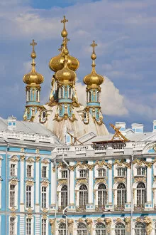 Images Dated 19th August 2011: Russia, St Petersburg, Tsarskoe Selo, Catherine Palace (Yekaterinsky Dvorets)
