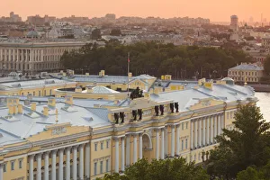 Images Dated 28th November 2011: Russia, St. Petersburg, The Yeltsin Library from St. Isaac Cathedral