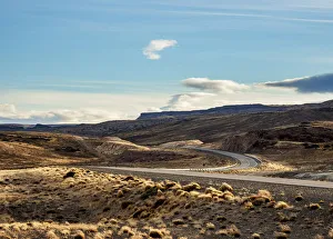 Argentinean Prints: Ruta 40 near Perito Moreno Town, Santa Cruz Province, Patagonia, Argentina