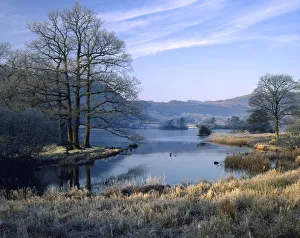 Freeze Prints: Rydal Water in Winter, Lake District, Cumbria, England