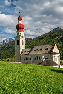 Santo Stefano Prints: S. Stefano parish church, Niederdorf-Villabassa