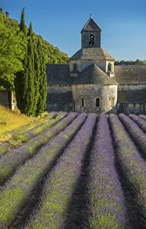 Images Dated 15th September 2016: Sa nanque Abbey is a Cistercian abbey near the village of Gordes in the departement