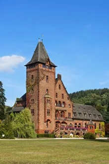 Saareck castle, Mettlach, Saarland, Germany