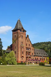 Saar Valley Prints: Saareck castle, Mettlach, Saarland, Germany