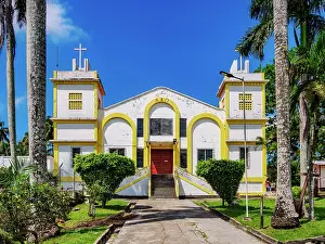 San Ignacio Prints: Sacred Heart Parish Church, San Ignacio, Cayo District, Belize