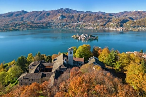 Piedmont Prints: Sacro Monte of Orta and San Giulio island on Lake Orta