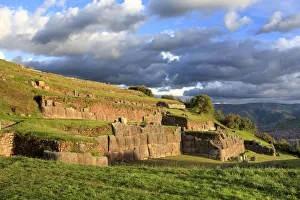 Sacsayahuaman archaeological site, Cuzco, Peru