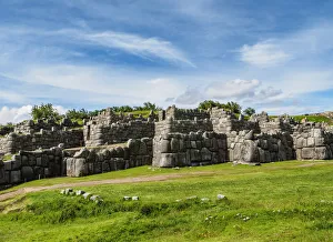 Inca Empire Prints: Sacsayhuaman Ruins, Cusco Region, Peru
