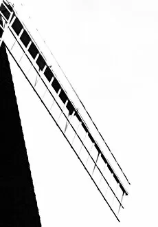 Images Dated 2nd February 2022: A sail of the Halnaker Windmill, West Sussex, England