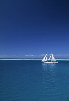 Fiji Prints: Sailing boat