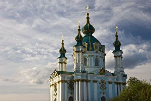 Images Dated 28th October 2008: Saint Andrews Church, Kiev, Ukraine, Ukrainia