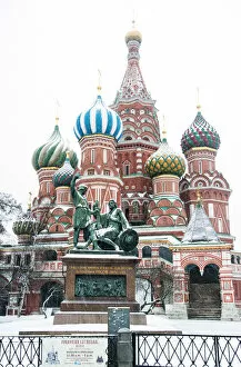 Images Dated 28th August 2014: Saint Basils cathedral on the Red Square, Moscow, Russia