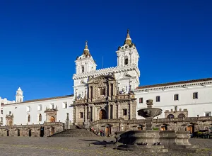 Saint Francis Prints: Saint Francis Church and Monastery, Plaza San Francisco, Old Town, Quito, Pichincha