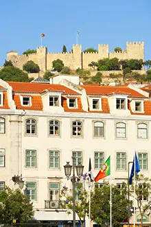 European Union Prints: Saint George Castle, Lisbon, Portugal