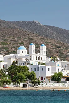 Amorgos Prints: Saint George Church, Amorgos, Greece