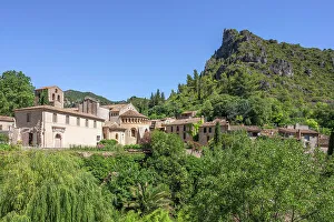 Images Dated 12th December 2022: Saint-Guilhem-le-Desert, Herault, Languedoc-Roussillon, Occitanie, France
