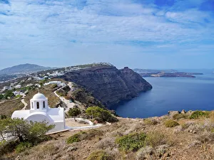 Thera Prints: Saint Mark Holy Orthodox Chapel, Santorini or Thira Island, Cyclades, Greece