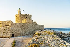 Saint Nicholas Fortress, Rhodes Town, Rhodes, Dodecanese Islands, Greece