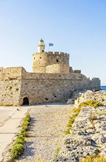 Saint Nicholas Fortress, Rhodes Town, Rhodes, Dodecanese Islands, Greece