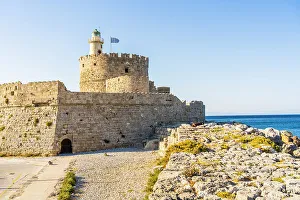 Saint Nicholas Fortress, Rhodes Town, Rhodes, Dodecanese Islands, Greece
