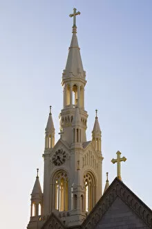Bay Area Collection: Saint Peter and Paul Church, Detail, Washington Square, San Francisco, California, USA