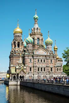 Saint Petersburg, Russia, Eurasia. Church of the Savior on spilled blood