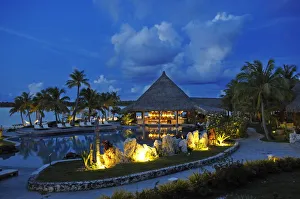 Images Dated 14th May 2014: Saint Regis Bora Bora Resort, Bora Bora, French Polynesia, South Seas PR