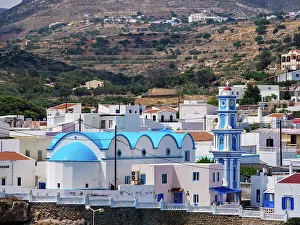 Greek Orthodox Prints: Saint Spiridon Church, Fri, Kasos Island, Dodecanese, Greece