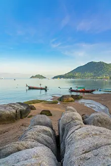 Thailand Prints: Sairee Beach, Koh Tao, Surat Thani Province, Thailand