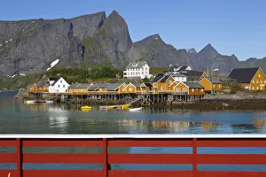 Coastal Landscape Prints: Sakrisoy, Moskenesoy, Lofoten, Nordland, Norway