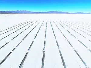 Salinas Grandes Prints: Salt evaporation lines on the surface of Salinas Grandes, Jujuy, Argentina