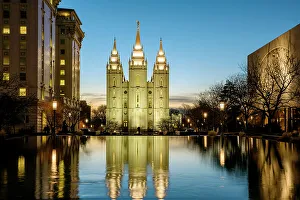 Salt Lake Temple, Salt Lake City, Utah, USA