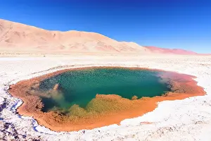 Salt Pond Prints: Salt pond, Ojos del Mar, Tolar Grande, Salta, Argentina