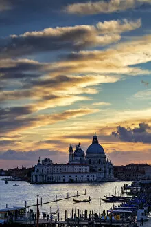 Salute at Sunset, Venice, Italy