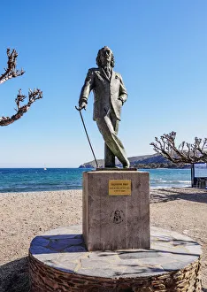 Cadaques Prints: Salvador Dali Monument, Cadaques, Cap de Creus Peninsula, Catalonia, Spain