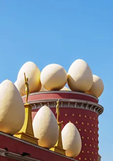 Eggs Prints: Salvador Dali Theatre and Museum, detailed view, Figueres or Figueras, Catalonia, Spain