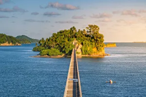 Samana, Santa Barbara de Samana, Samana Peninsula, Dominican Republic. Bridge to Nowhere Samana, Santa Barbara de Samana, Samana Peninsula, Dominican Republic. Bridge to Nowhere