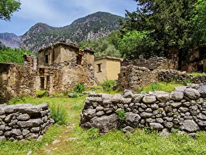Hania Prints: Samaria Settlement, Samaria Gorge, Chania Region, Crete, Greece