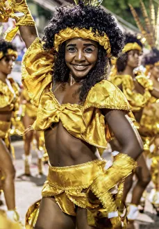 Samba Dancer at the Carnival Parade in Rio de Janeiro, Brazil