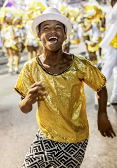 Samba Dancer at the Carnival Parade in Rio de Janeiro, Brazil