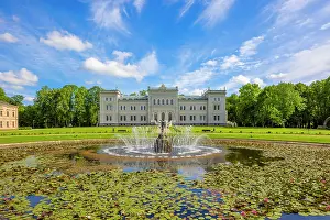 Fountains Prints: Samogitian Art Museum, Plunge Manor, Plunge, Lithuania