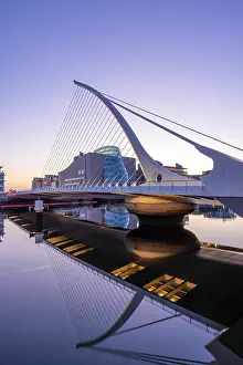 Samuel Beckett Bridge over the River Liffey, Dublin, Ireland