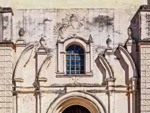 San Agustin Prints: San Agustin Church, detailed view, San Cristobal de las Casas, Chiapas State, Mexico