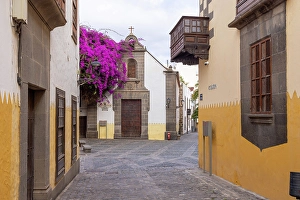Las Palmas Prints: San Antonio Abad Church, next to Casa de Colon