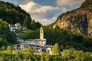 Chiavenna Valley Prints: San Bernardo village, San Giacomo Filippo