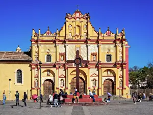 Chiapas Prints: San Cristobal Cathedral, San Cristobal de las Casas, Chiapas State, Mexico