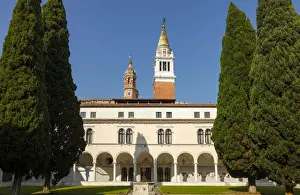 San Giorgio Maggiore cloister, Giorgio Cini Foundation. Venice, Veneto, Italy, Europe